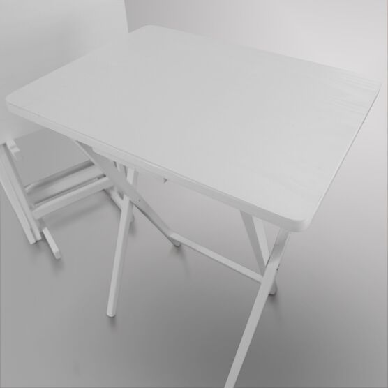 5pcs Tray Table Set - White, , alternate image number null