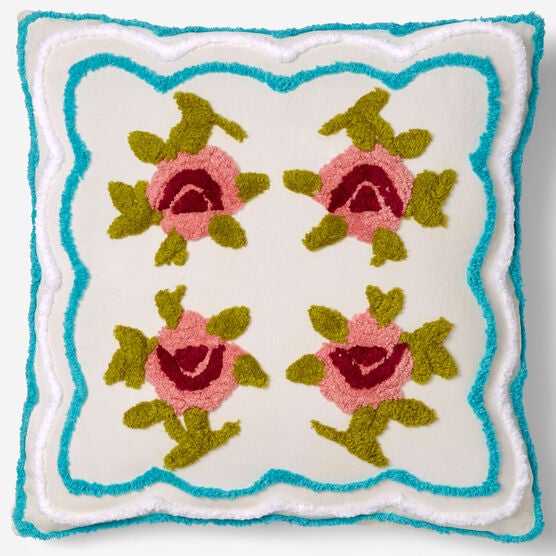 Samantha Chenille 18'Sq. Pillow, Samantha Chenille 18'Sq. Pillow,