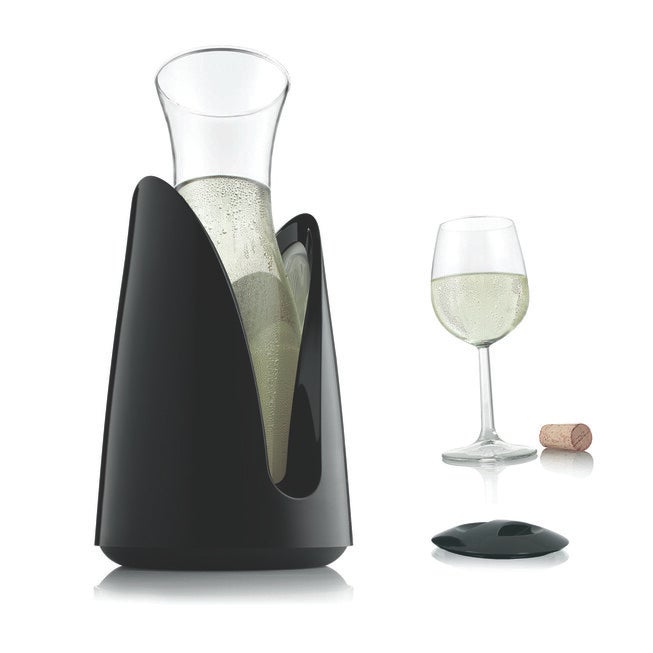 Cooling Carafe with Active Cooler, Black, BLACK, hi-res image number 0
