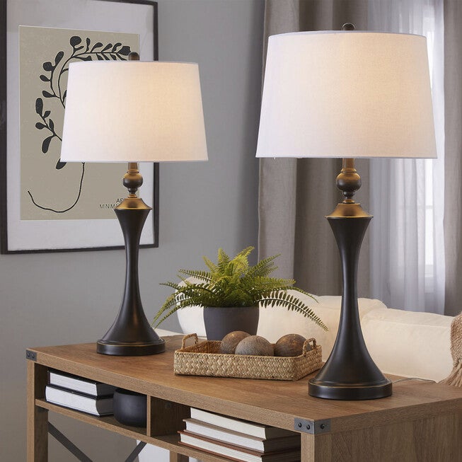 Flint 30.75 inches Metal Table Lamp With Usb - Set Of 2, , alternate image number 6