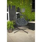 Hanging Ball Chair with Stand in Overland Black, , alternate image number null