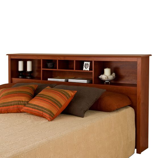 Monterey Cherry King Bookcase Headboard Brylane Home