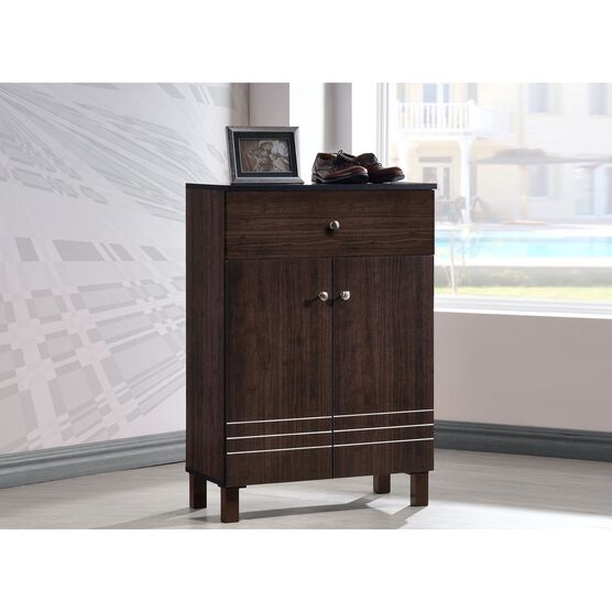 Felda Shoe Cabinet With 2 Doors And Drawer Furniture, , alternate image number null