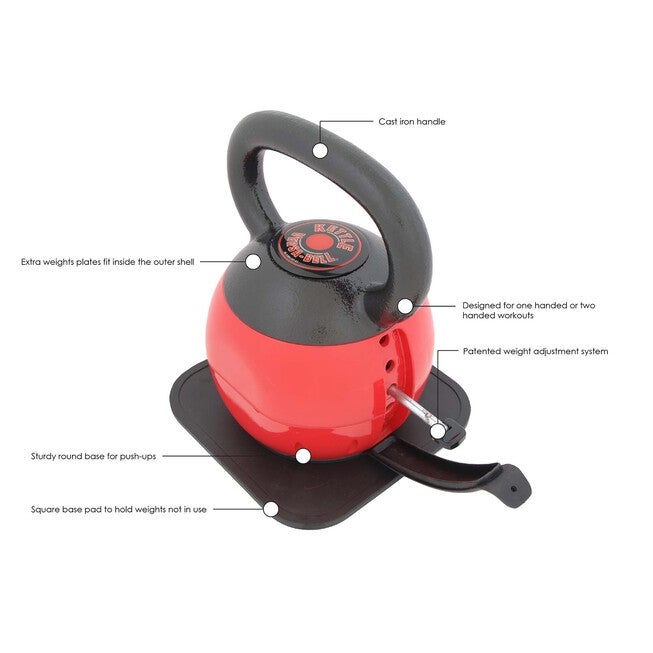 Stamina X 36 Lb Adjustable Kettle Versa-Bell Home Fitness Equipment, , alternate image number 6