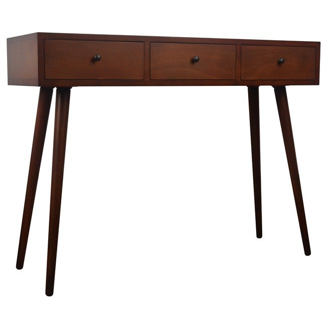 Mid-Century 3-Drawer Console Table , , on-hover image number null