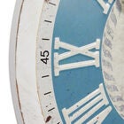 White Coastal Wood Wall Clock, , alternate image number null