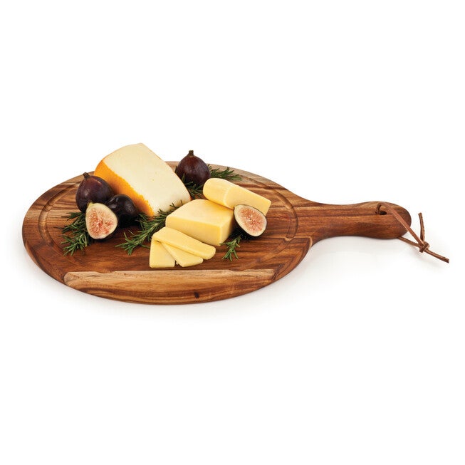 Acacia Wood Artisan Cheese Paddle, WOOD, hi-res image number null