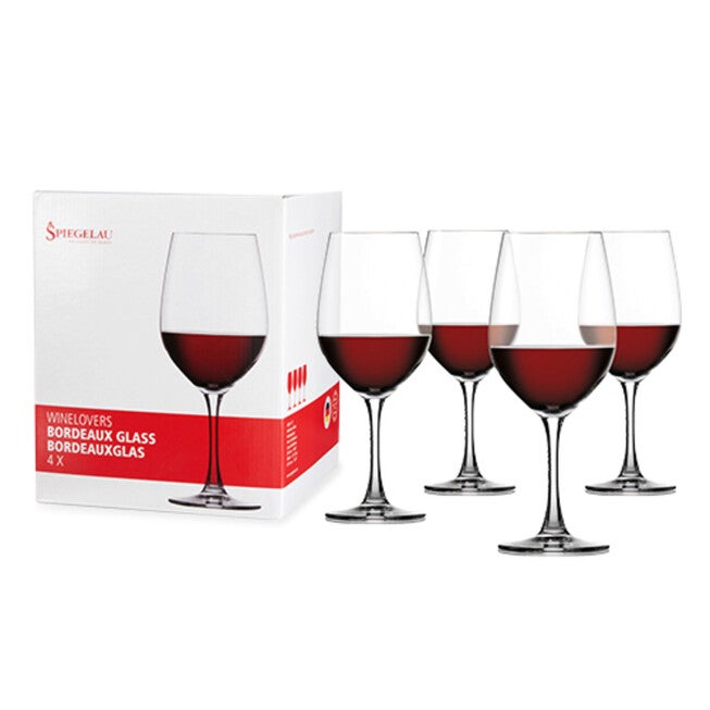 Wine Lovers 20.5 Oz Bordeaux Glass (Set Of 4), CLEAR, hi-res image number null