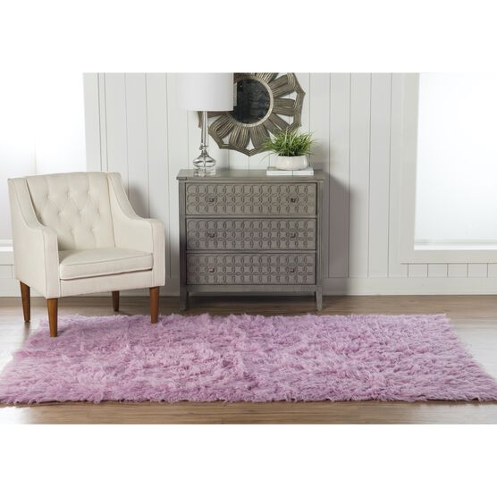 Flokati Lilac Rug, , alternate image number null
