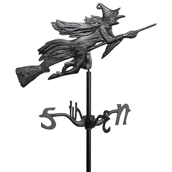 Flying Witch Garden Weathervane, , on-hover image number null