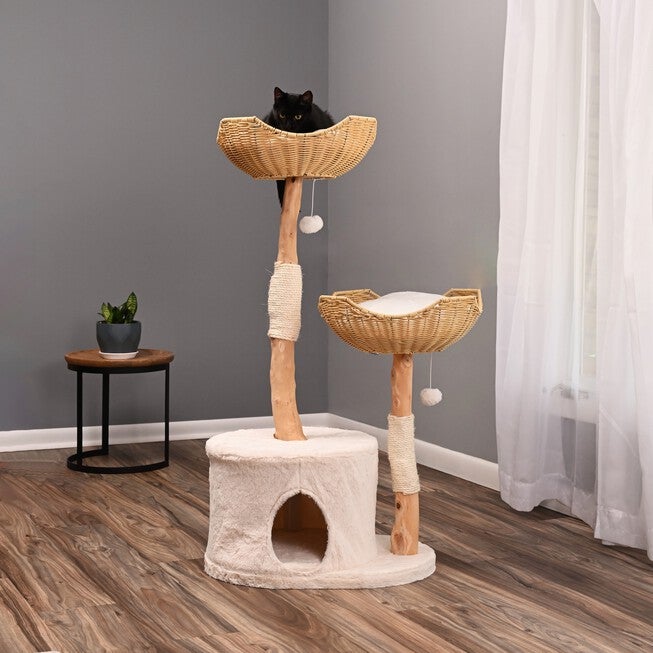 AMNI Cat Tree: The All-in-One Play and Rest Station, BEIGE, alternate image number 3