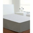 Luxury Hotel Classic Tailored 14" Drop Silver Bed Skirt, , alternate image number null