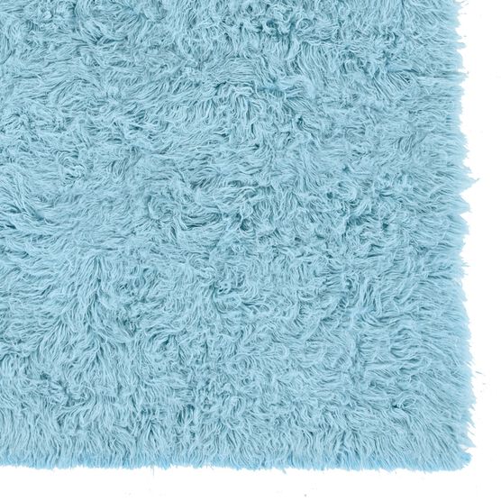 Flokati Pastel Blue Rug, , alternate image number null