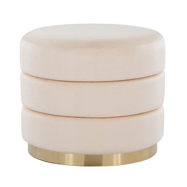 Michelle Ottoman, GOLD CREAM, hi-res image number null