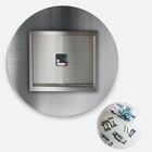 Glittering Silver Pattern Modern Wall Clock, , alternate image number null