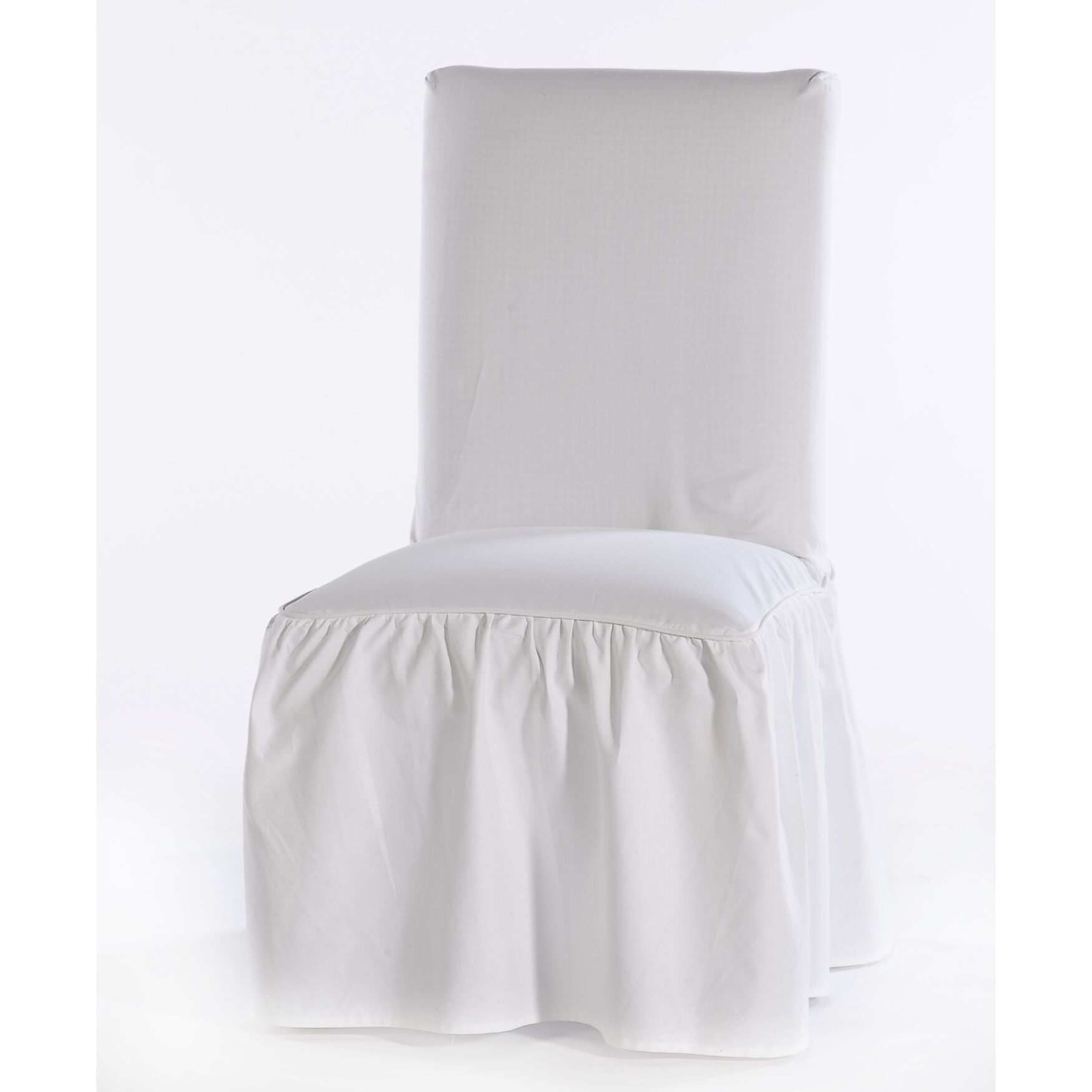 Ruffled Dining Chair Slipcover