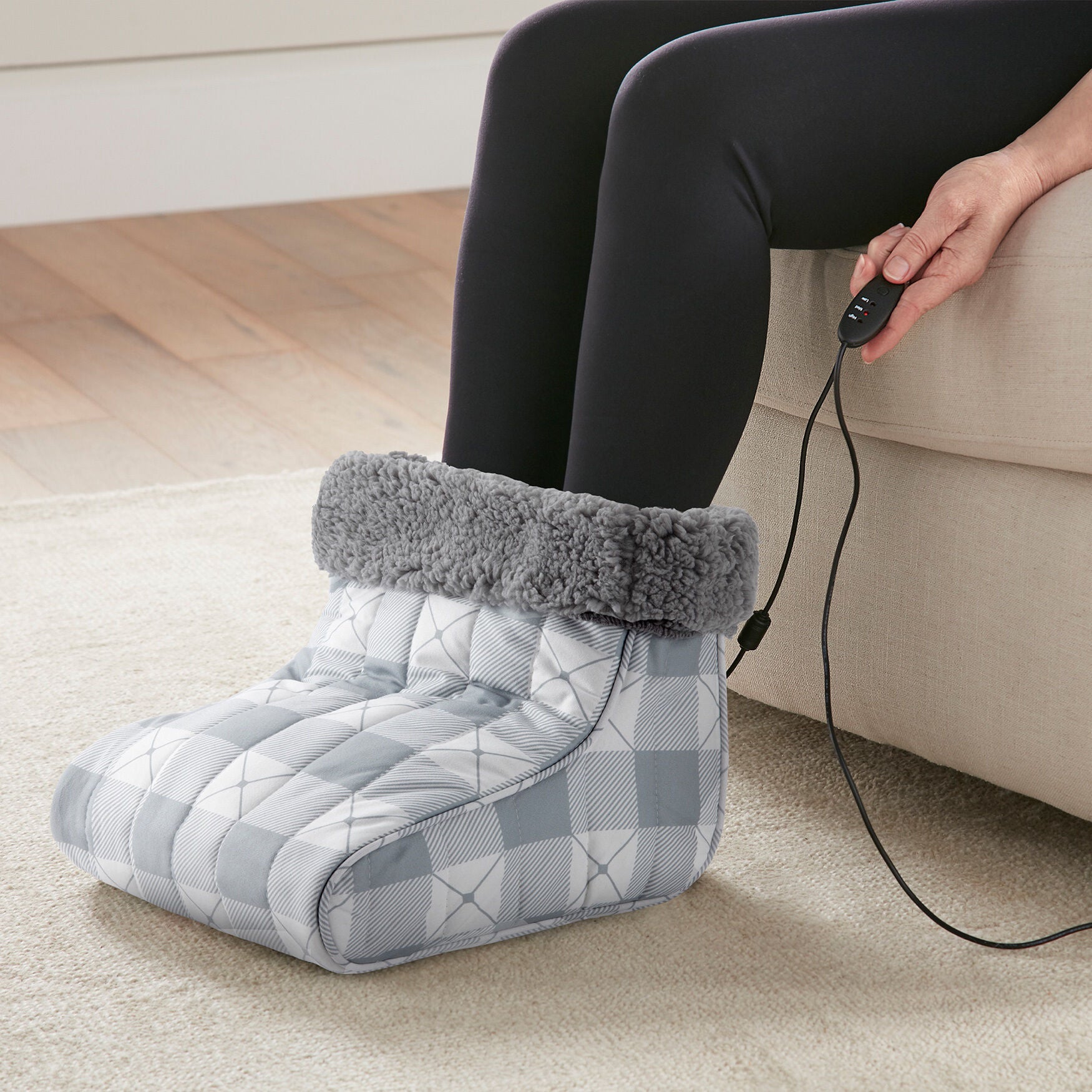 Brylanehome Microflannel Foot Warmers Electric Blanket
