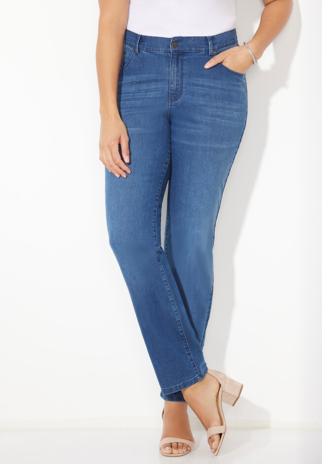 Plus Size High Waisted Jeans in Sizes 10-32
