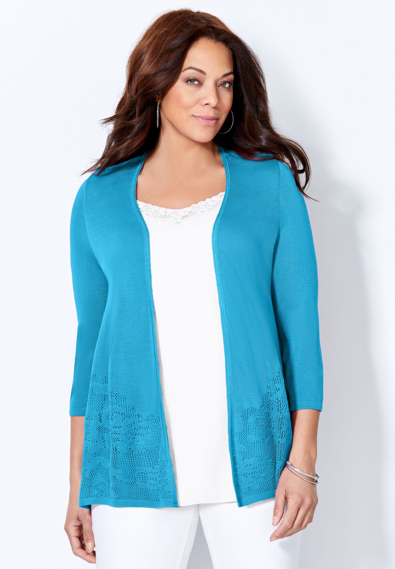 Embroidered Lace Cardigan