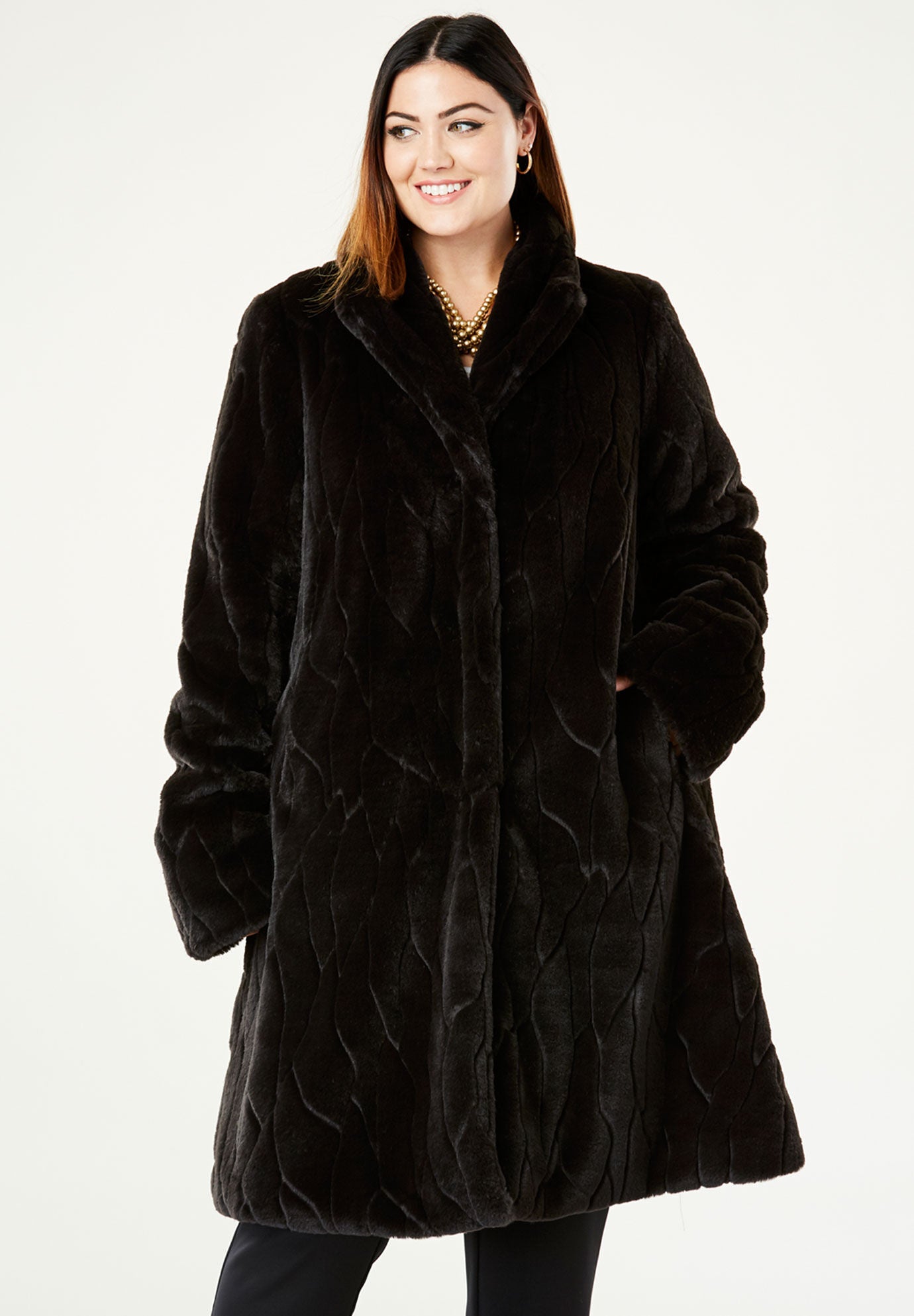 swing fur coat