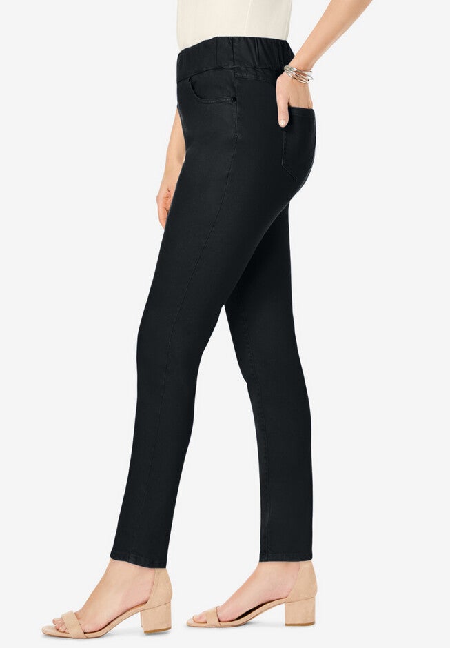 Comfort Waist Stretch Denim Skinny Jean, , alternate image number null
