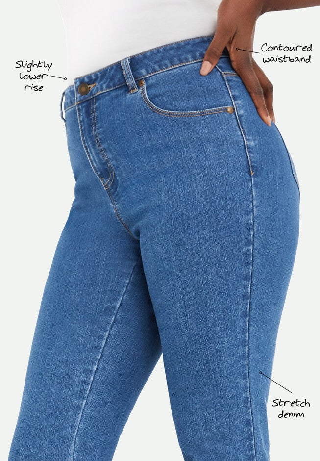 True Fit Stretch Denim Bootcut Jean, , alternate image number null