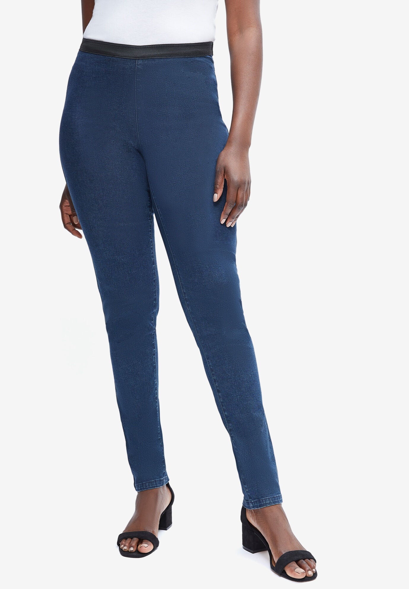 Plus size best sale stretch denim jeggings