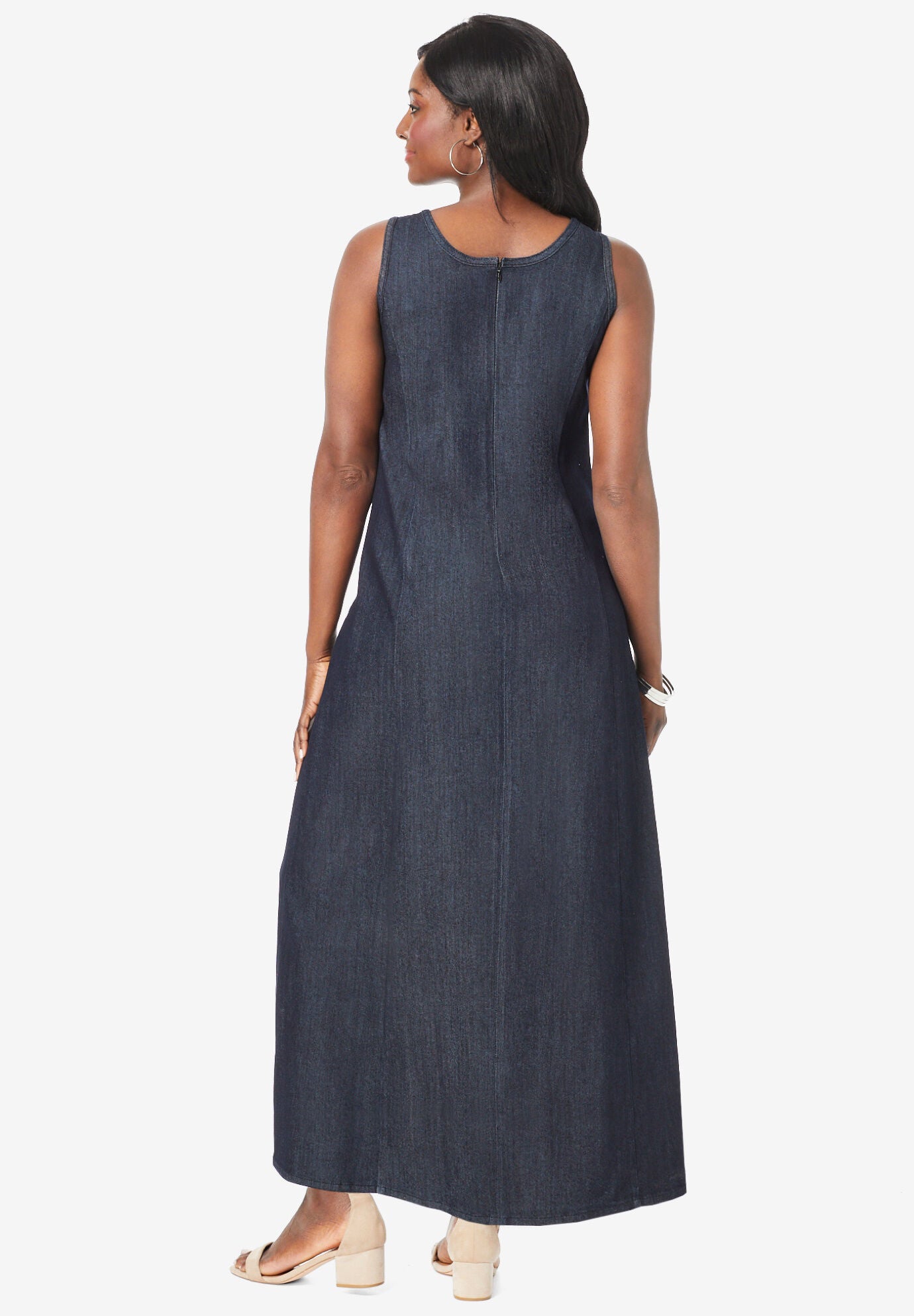 Denim Maxi Dress Brylane Home