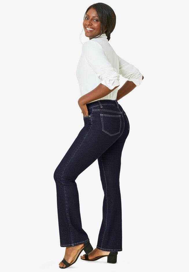 True Fit Stretch Denim Bootcut Jean, , alternate image number null