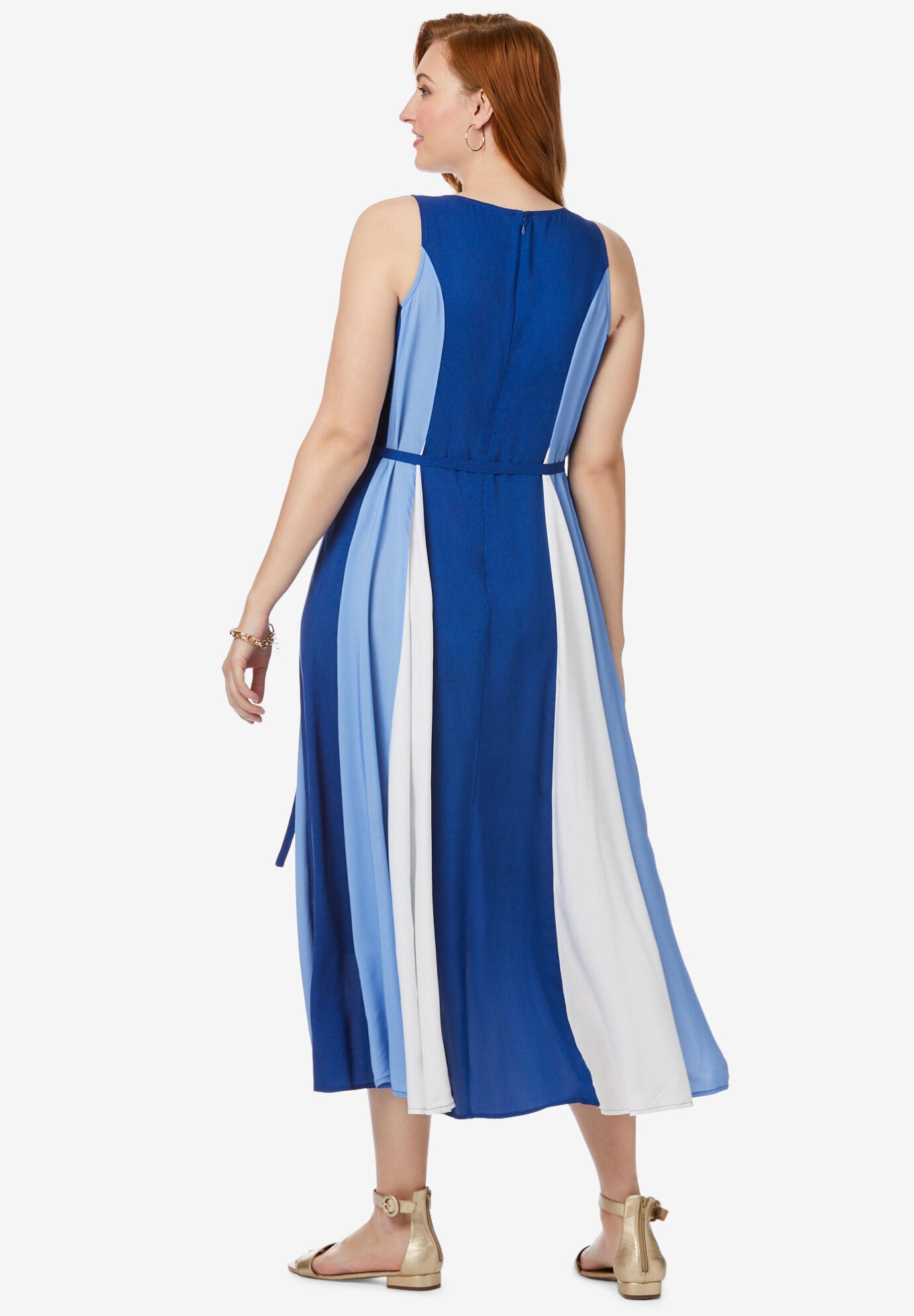 Colorblock Maxi Dress, , on-hover image number 1