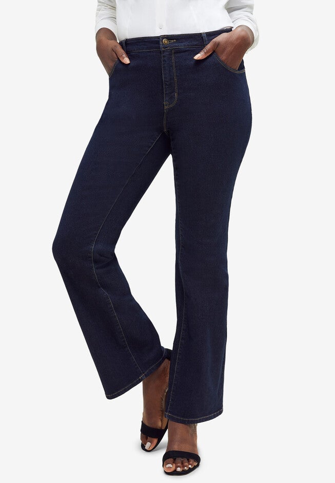 True Fit Stretch Denim Bootcut Jean, INDIGO, hi-res image number null