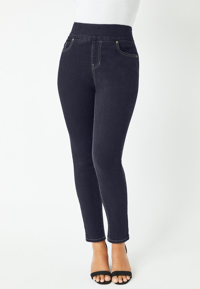 Comfort Waist Stretch Denim Skinny Jean, , alternate image number null