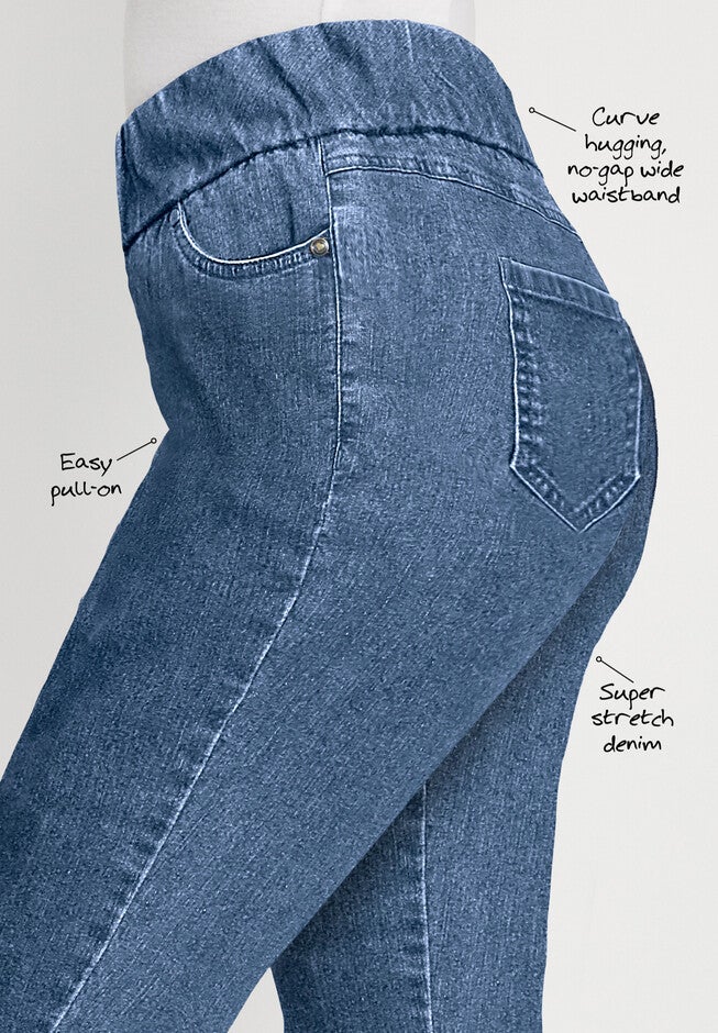 Comfort Waist Stretch Denim Skinny Jean, , alternate image number null