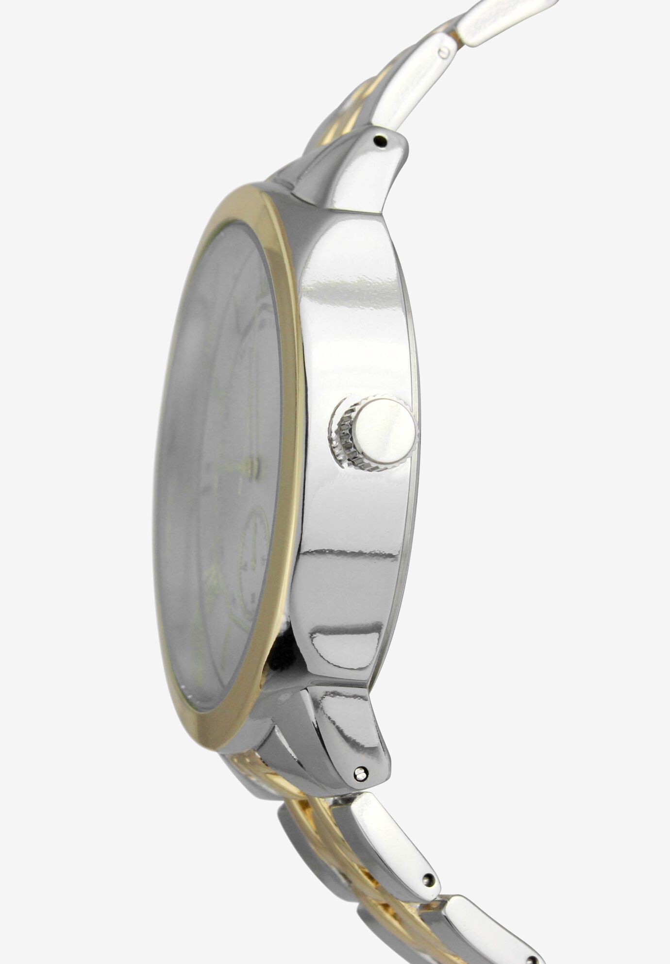 Two-Tone Metal Link Watch, , alternate image number 1