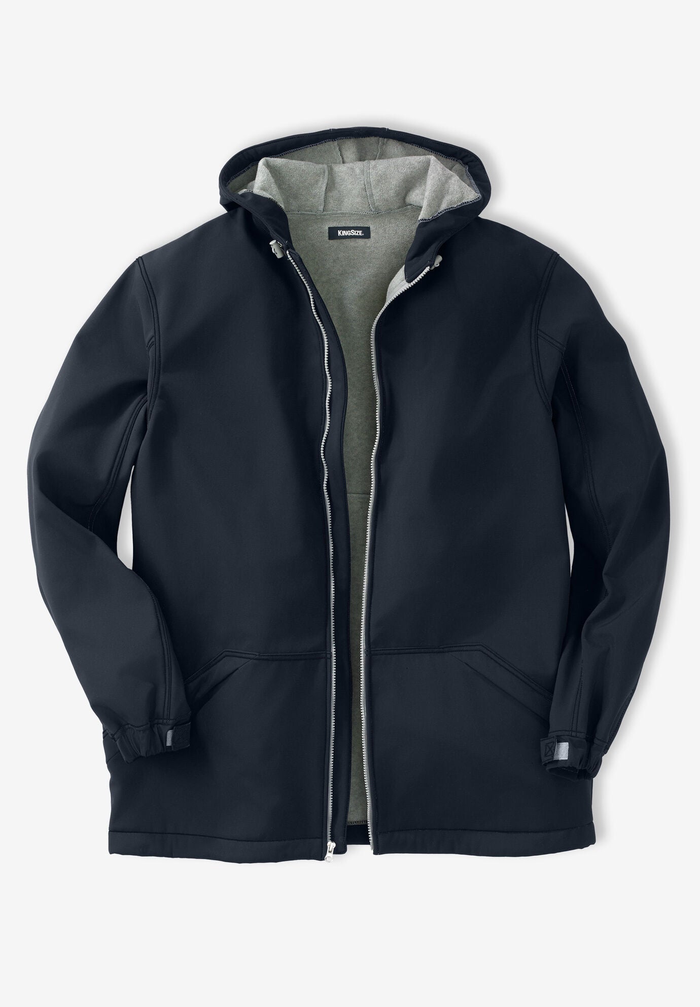 Fleece-Lined Slicker Rain Coat | Brylane Home