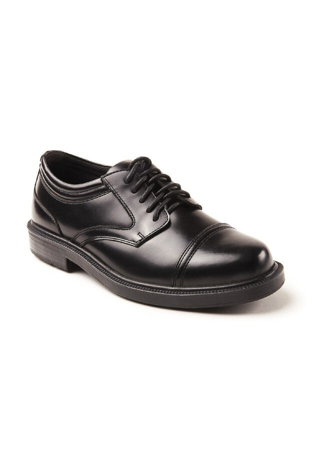 Deer Stags® Telegraph Cap-Toe Dress Shoes, BLACK, hi-res image number null