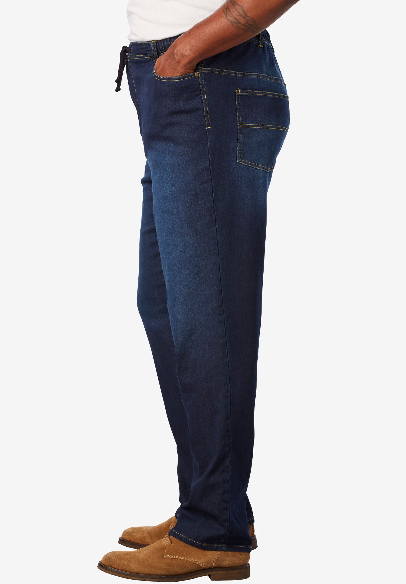 Jogging bottoms that look like jeans hotsell