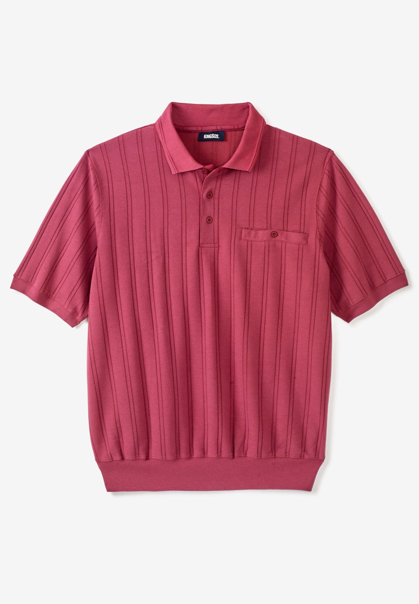 Banded Bottom Polo Shirt | Brylane Home