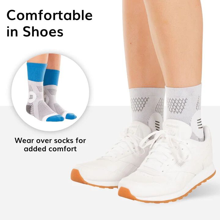 Neuropathy Socks, WHITE, alternate image number 4