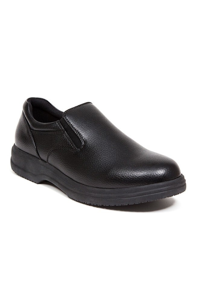 Deer Stags® Slip-Resistant Comfort Manager Slip-On, BLACK, hi-res image number null