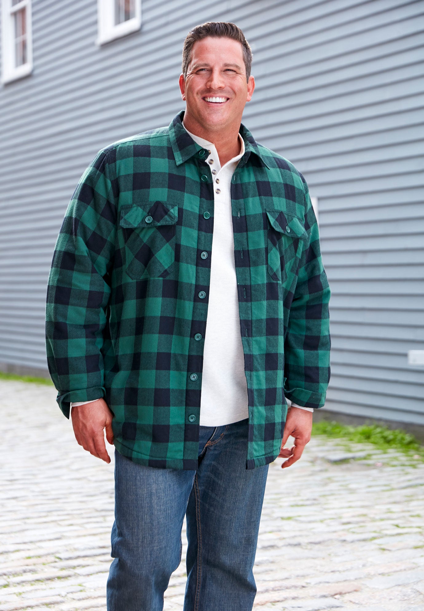 sherpa lined flannel