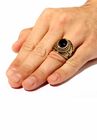 Gold-Plated Sapphire Air Force Ring, , alternate image number null