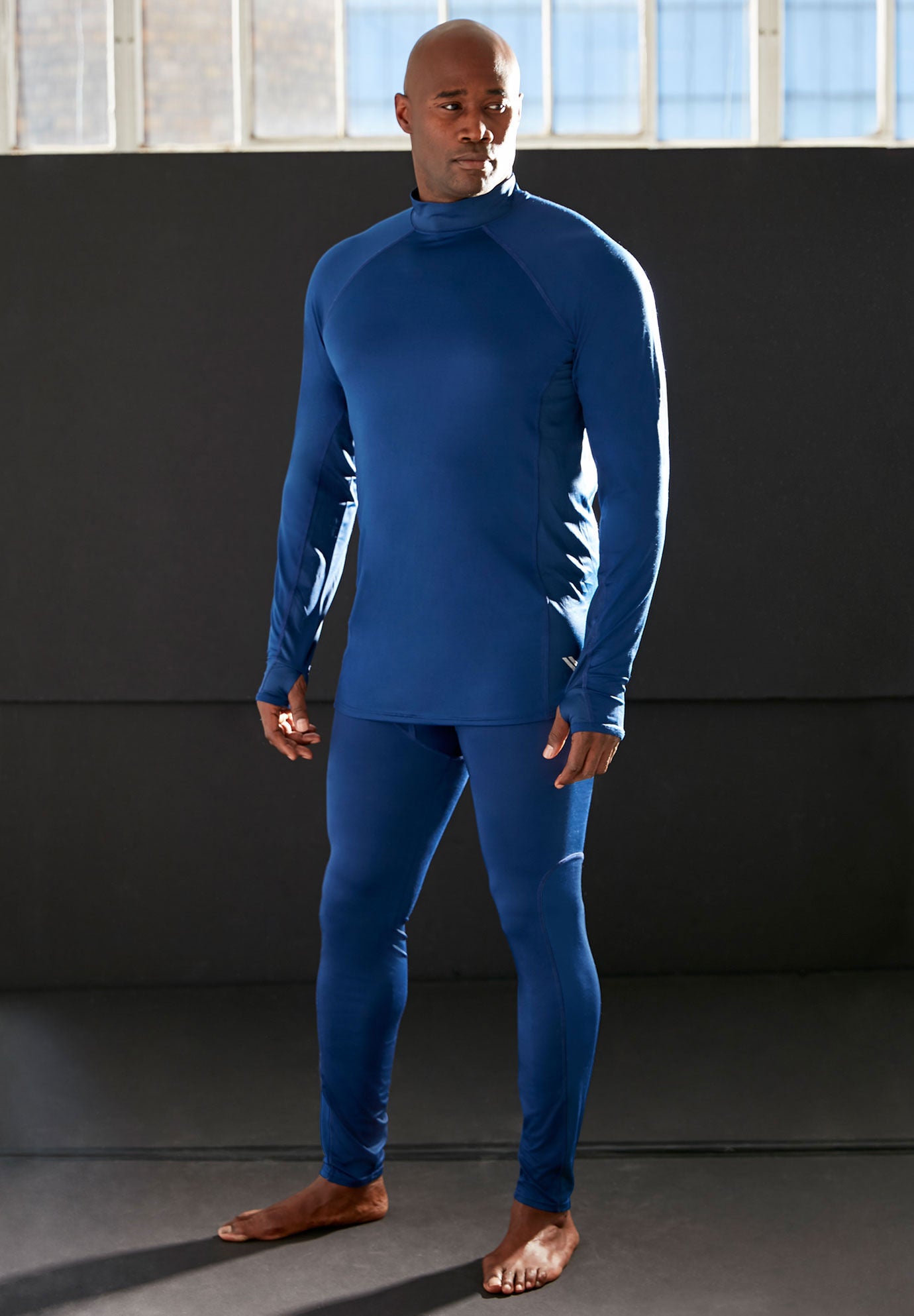 Mock Neck Base Layer Shirt by KS Sport Brylane Home
