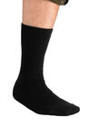 Diabetic Crew Socks, BLACK, hi-res image number null