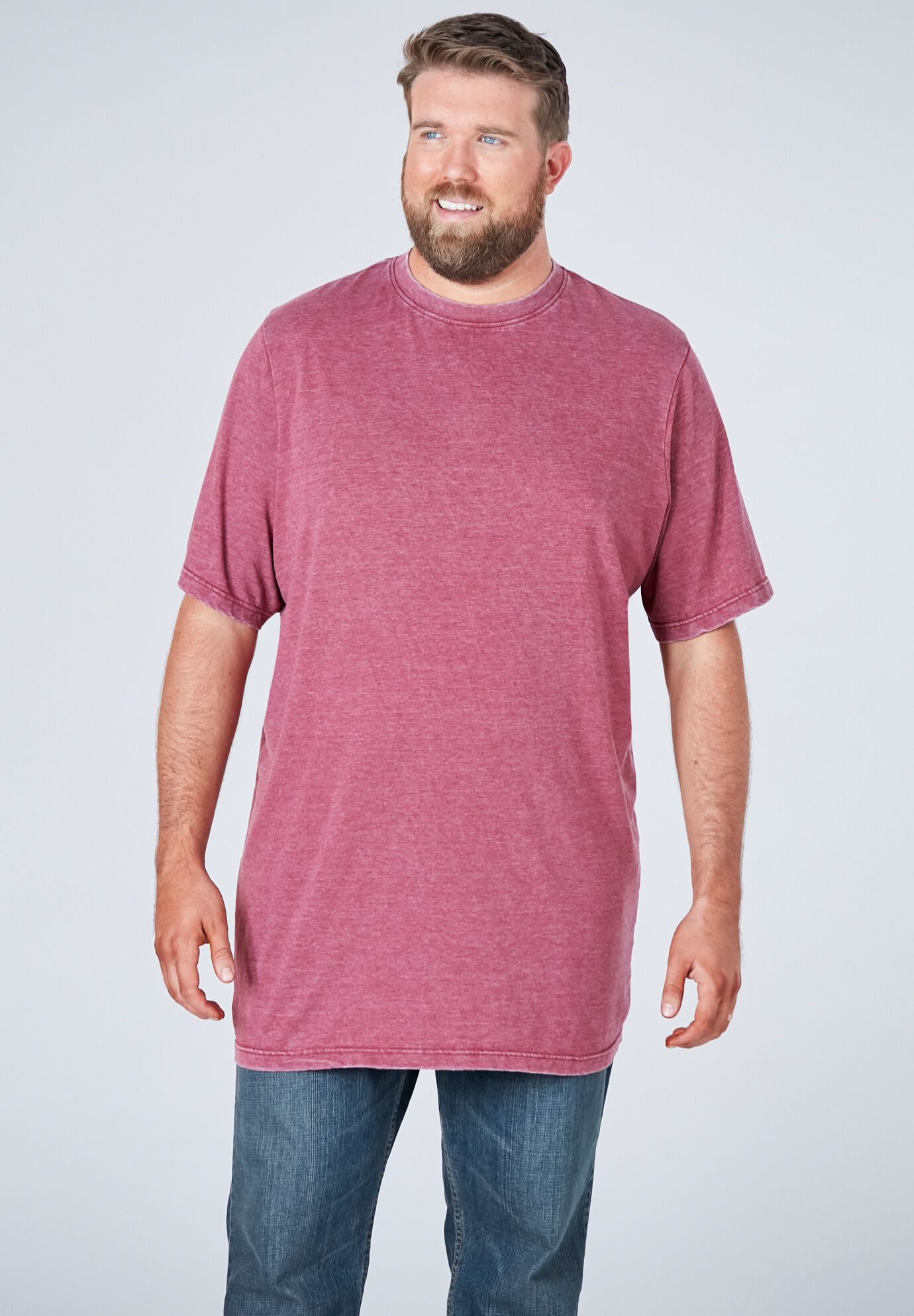 Longer-Length Short-Sleeve T-Shirt 