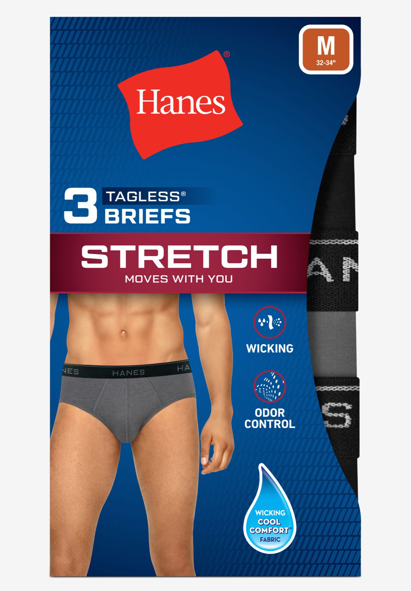 Hanes® X-Temp® 3-Pack Classic Briefs