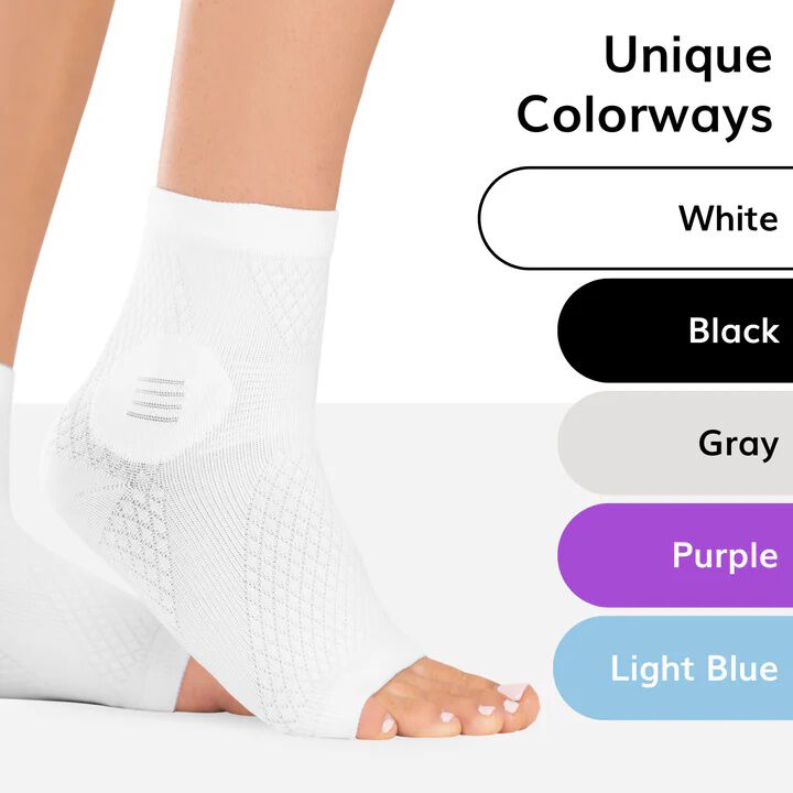 Neuropathy Socks, WHITE, alternate image number 6