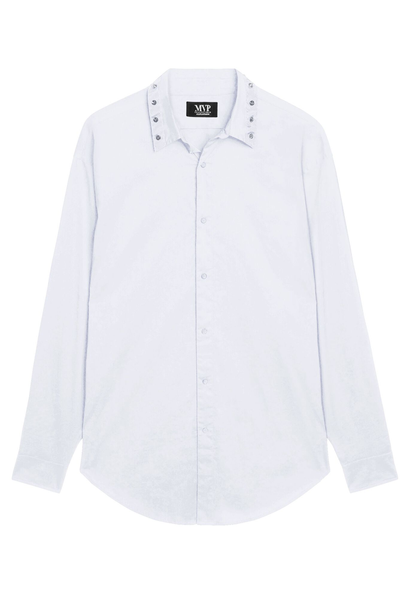 MVP Collections&reg; Spike Collar Button-Down Shirt, , on-hover image number 1