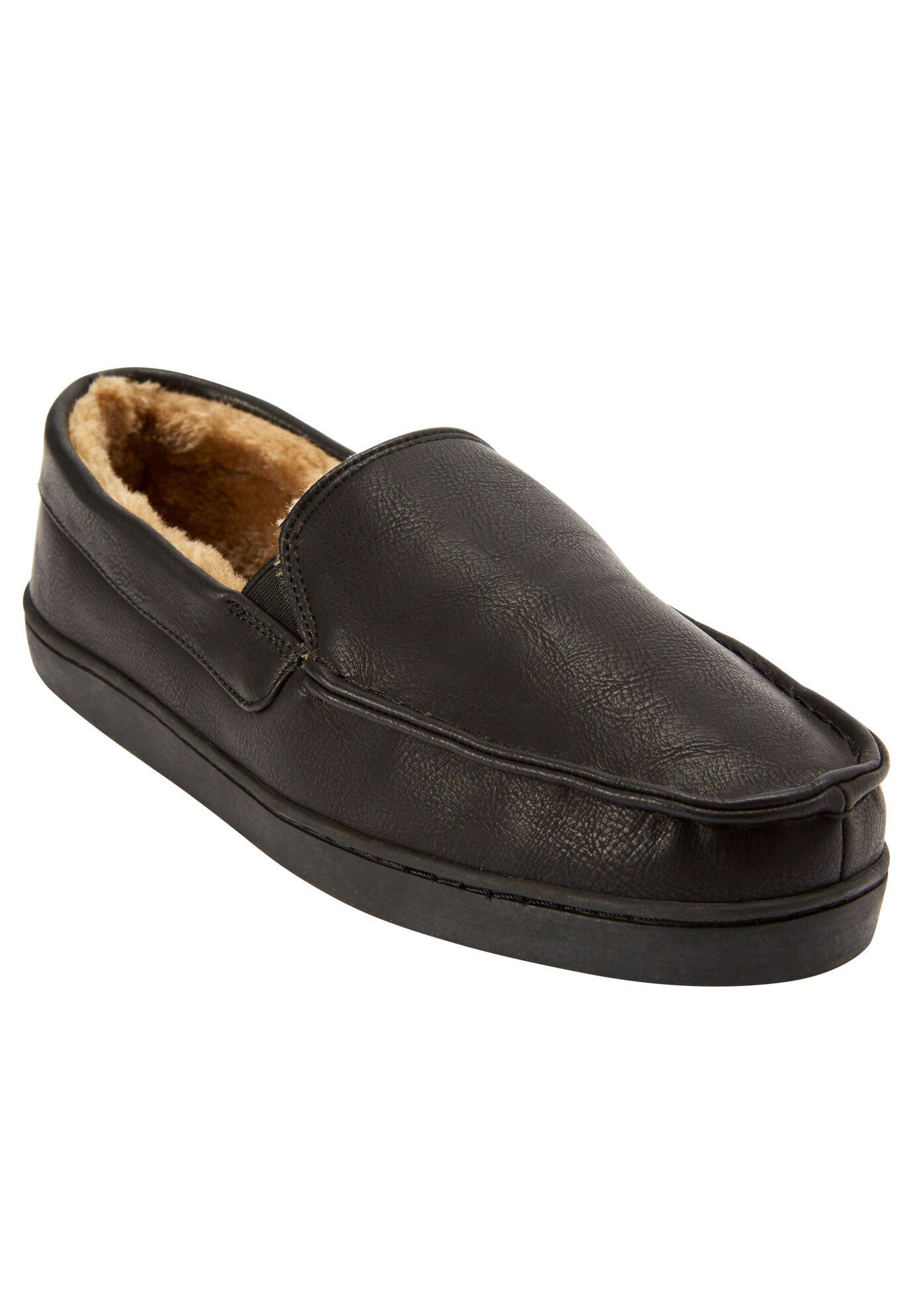 Simple Romeo Slippers, Brown | Brylane Home