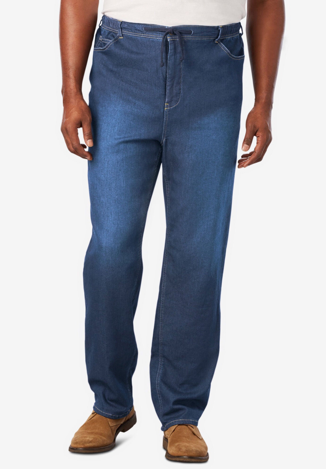 Denim look sweatpants online